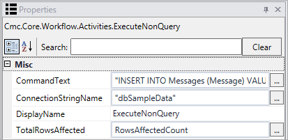 ExecuteNonQuery: OutArgument mapped to variable