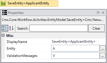 SaveEntity ApplicantEntity