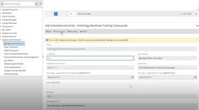 Activate DB Cleanup Job