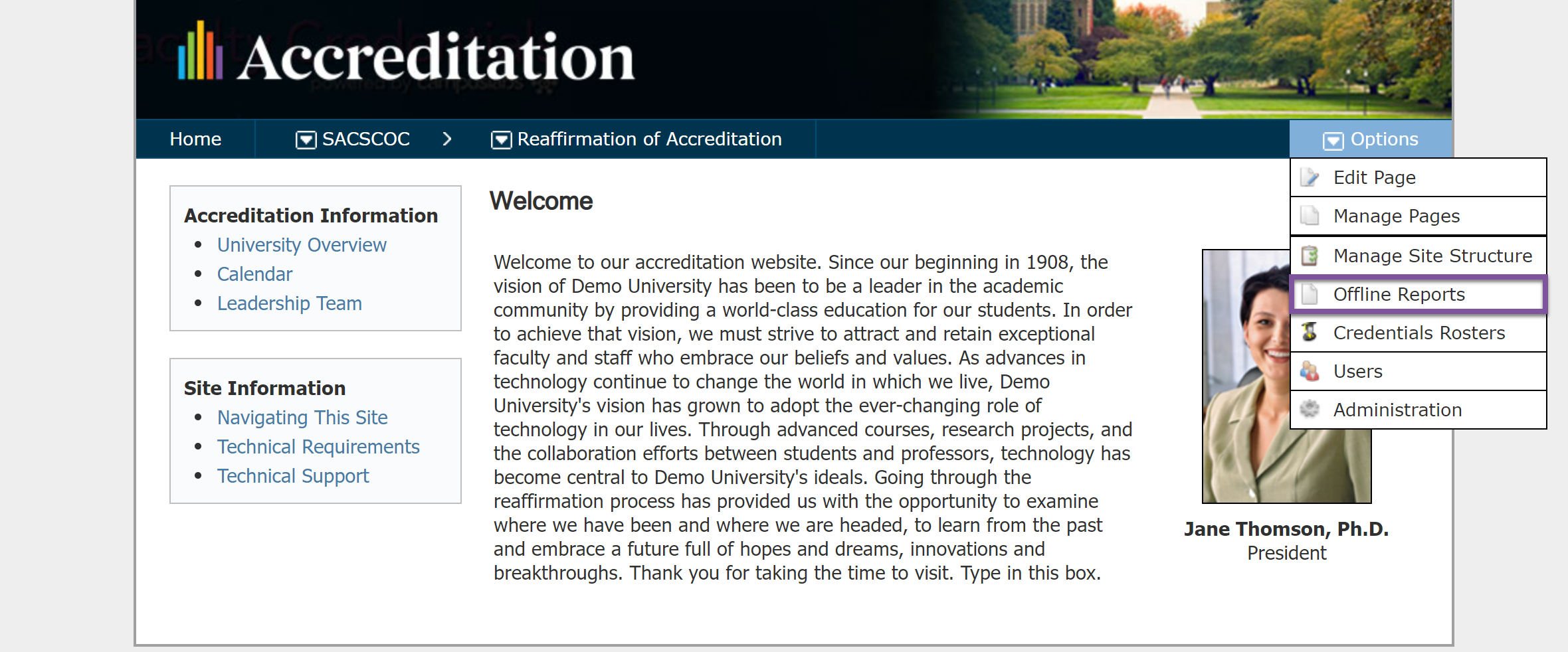 Accreditation_-_Options_Drop_Down_-_Offline_Reports.png