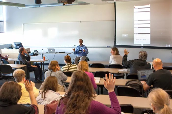 Workshop conducted by Christopher Soran, Director of eLearning