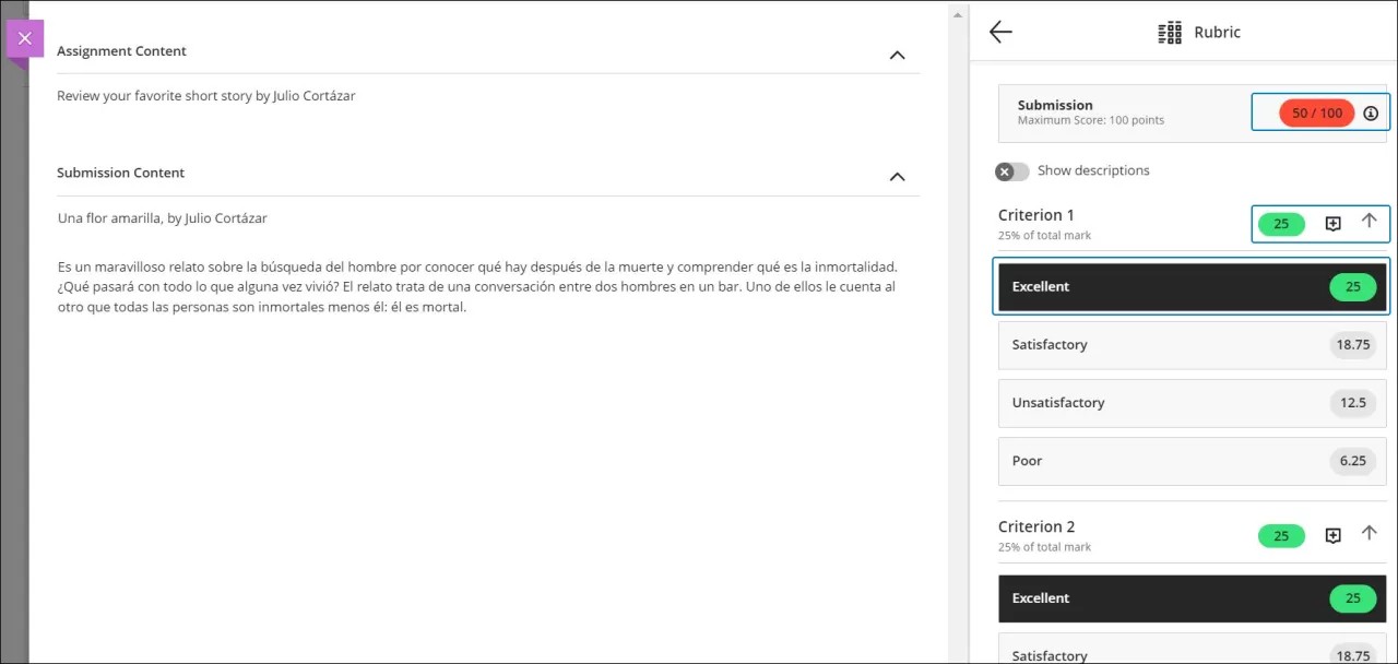 Dereceli puanlama anahtarıyla not verme