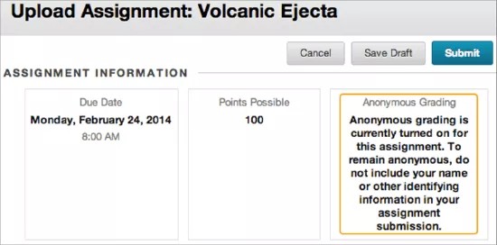 Upload Assignment page
