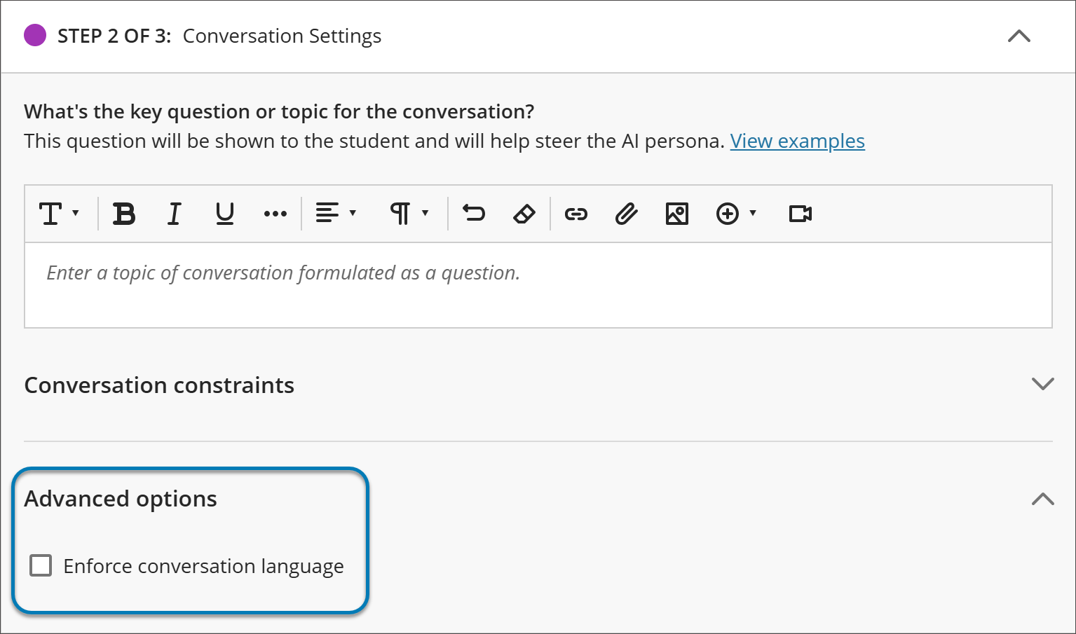 blackboard-instructor-ai-conversation-enforce-language.png