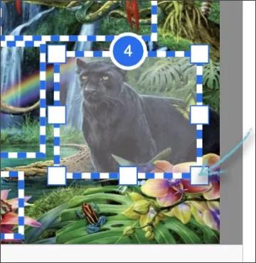 Resize hotspot using the corner or middle squares around it and the arrow keys or mouse pointer