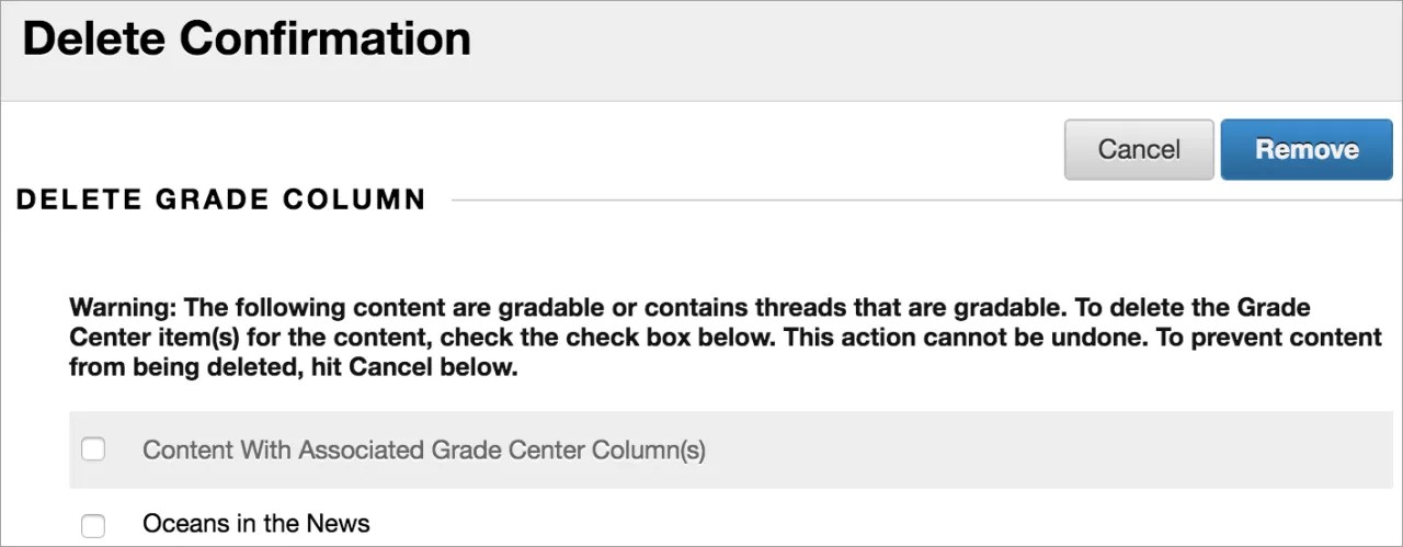 When you attempt to delete forum or thread, confirmation dialog appears.