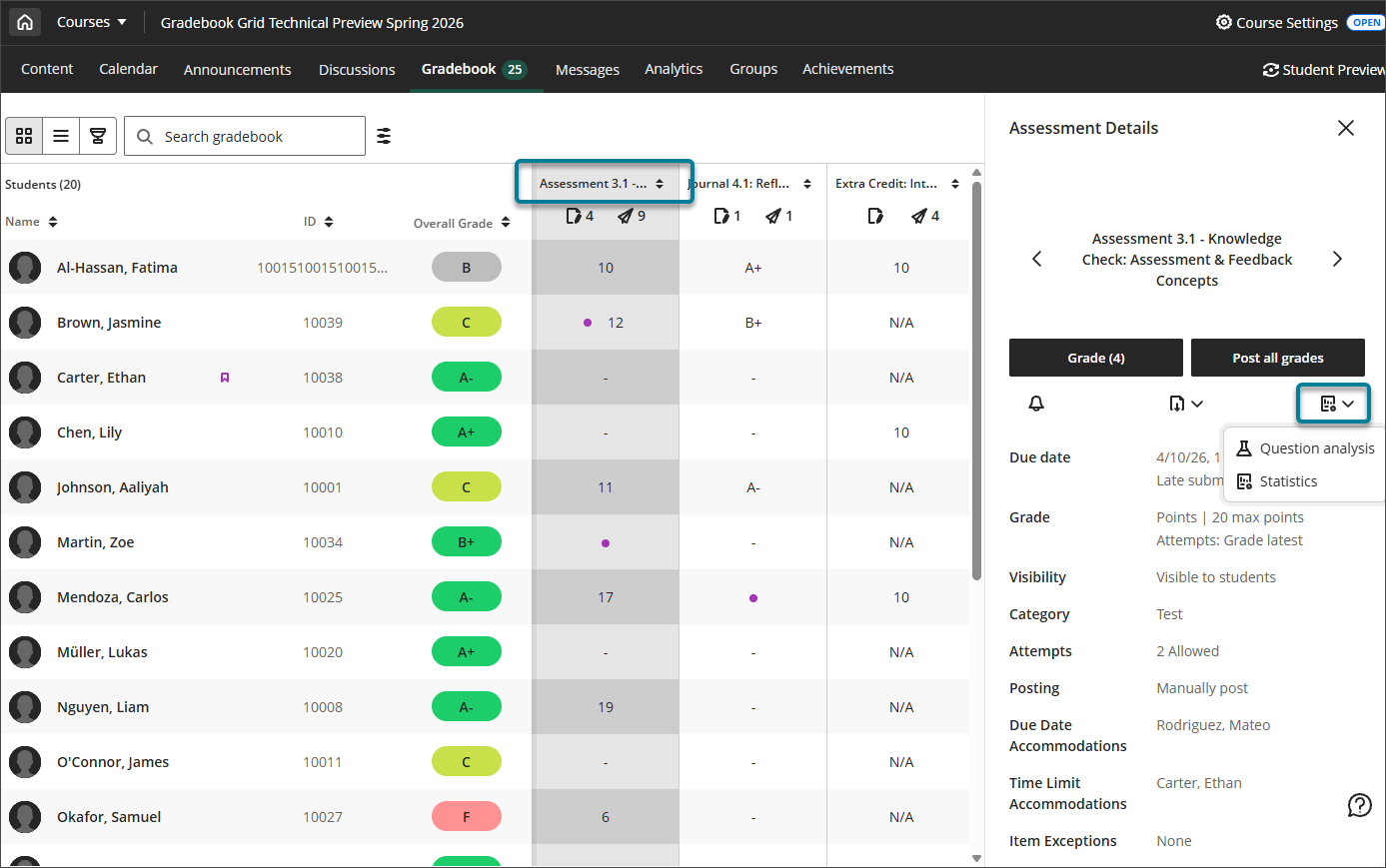 blackboard-instructor-grading-gridview-assessmentdetails-questionanalysis-statistics.png