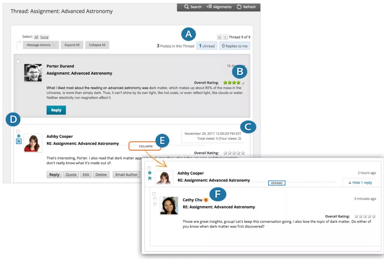 토론 스레드에서는 질문과 그에 대한 답변을 나눌 수 있습니다.
