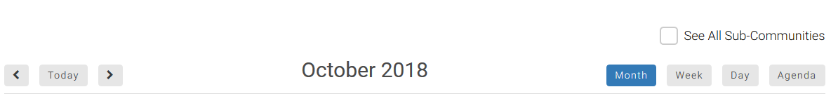 There is a checkbox labeled See All Sub-Communities.