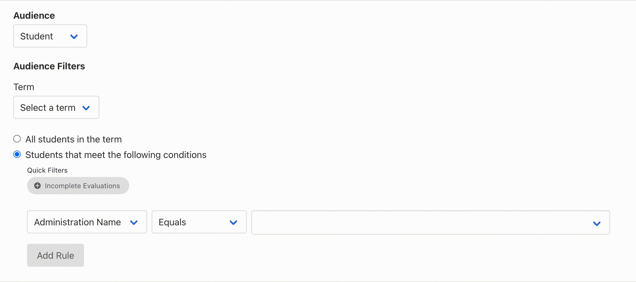 Showing how to click Quick Filter button to automatically apply a rule