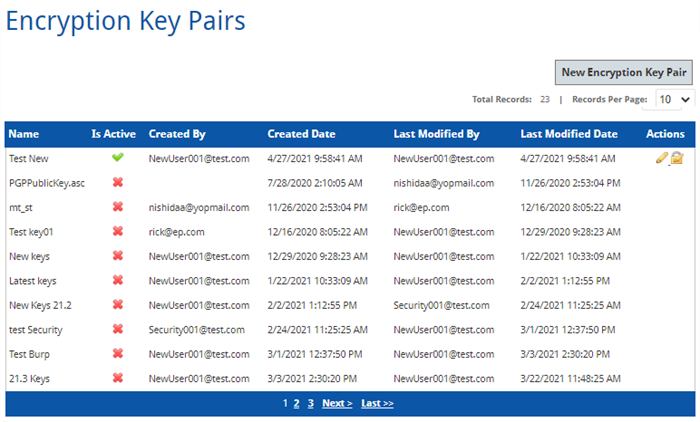 Encryption Keys