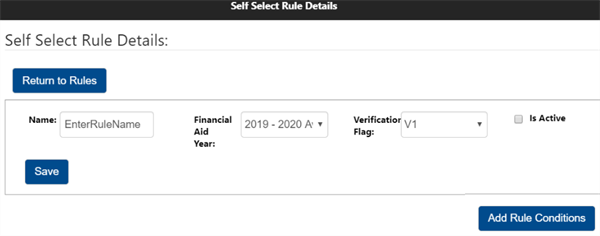Add Rule Conditions