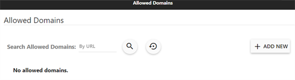 allowed domains