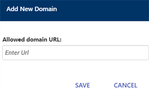 Add domain