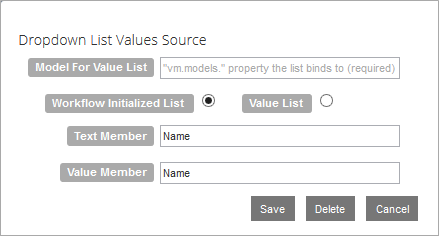 Satet value List