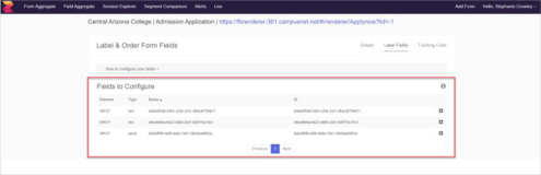 Zuko - Fields to Cconfigure