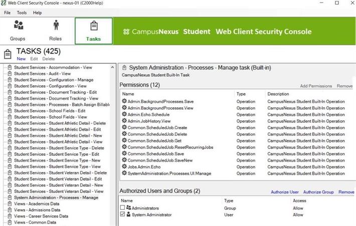 Security Console