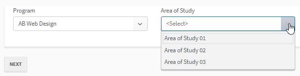 Program and Area of Study