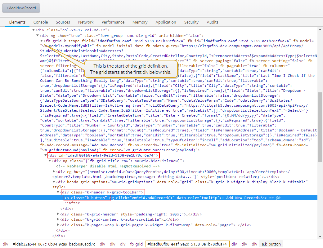 Inspect Element
