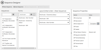 Build multi route sequence