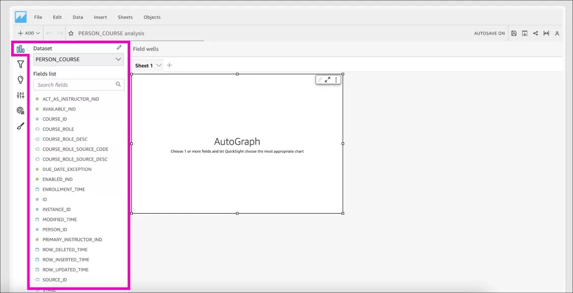Dataset options are highlighted in Snowflake