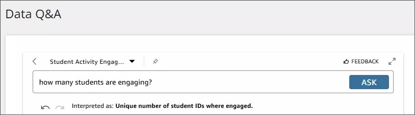 Feedback option shown above the search field