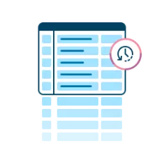 illustration of a change log with a timer