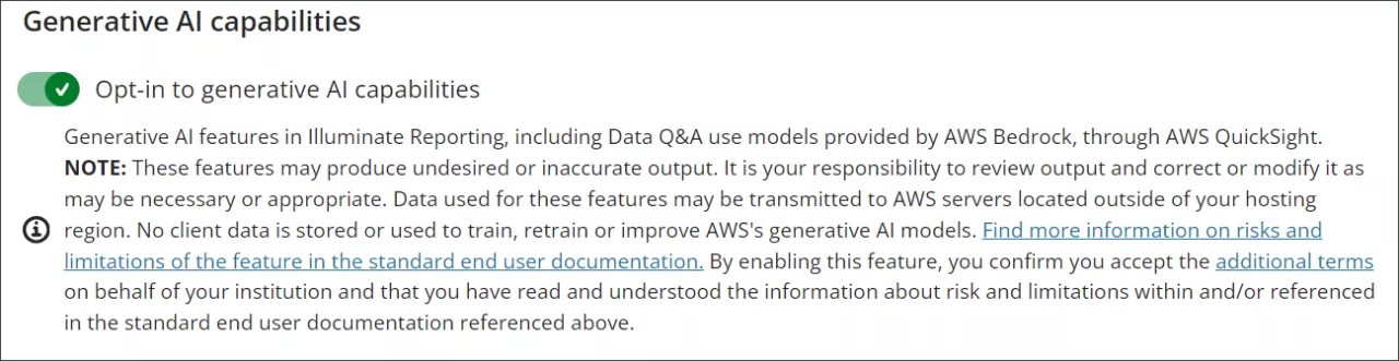 Attiva/disattiva l'intelligenza artificiale generativa