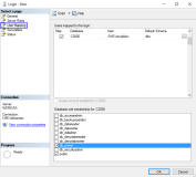 new login with the new login with service account owner permission 