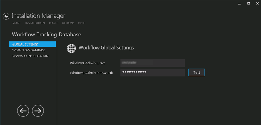 Workflow Global Settings