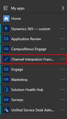 Channel Integration Framework