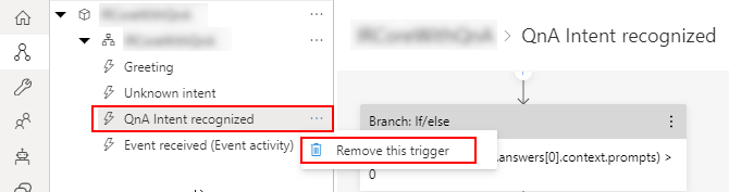 Remove trigger