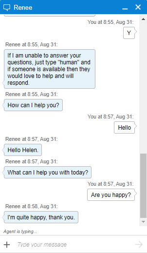 Are you happy?