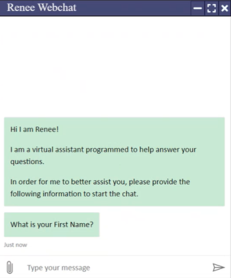 Renee starts