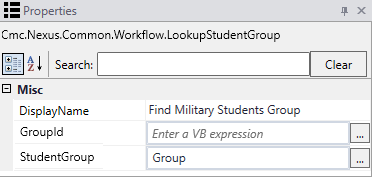lookupgroup properties