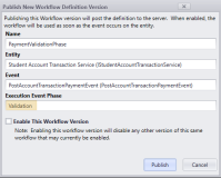 Publish Workflow with Event Phase