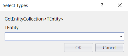 Select Entity Type