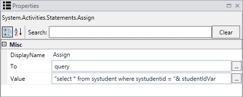 Assign Query